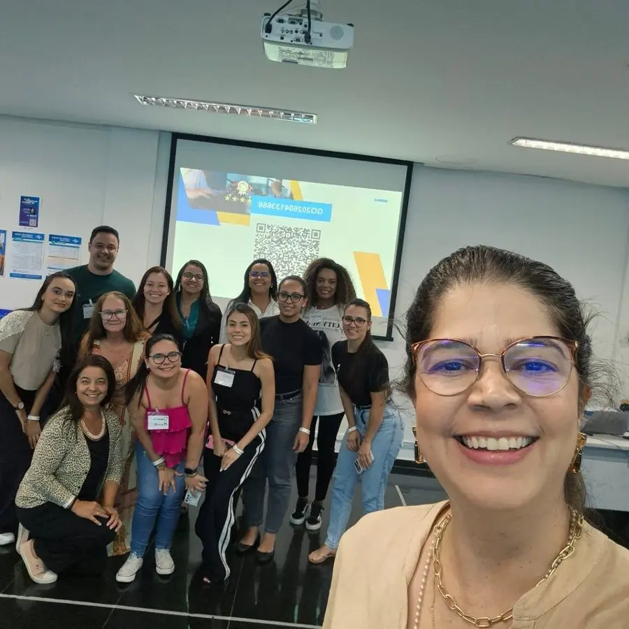 Daniela em oficina de Oratória de Impacto do Sebrae Goiás